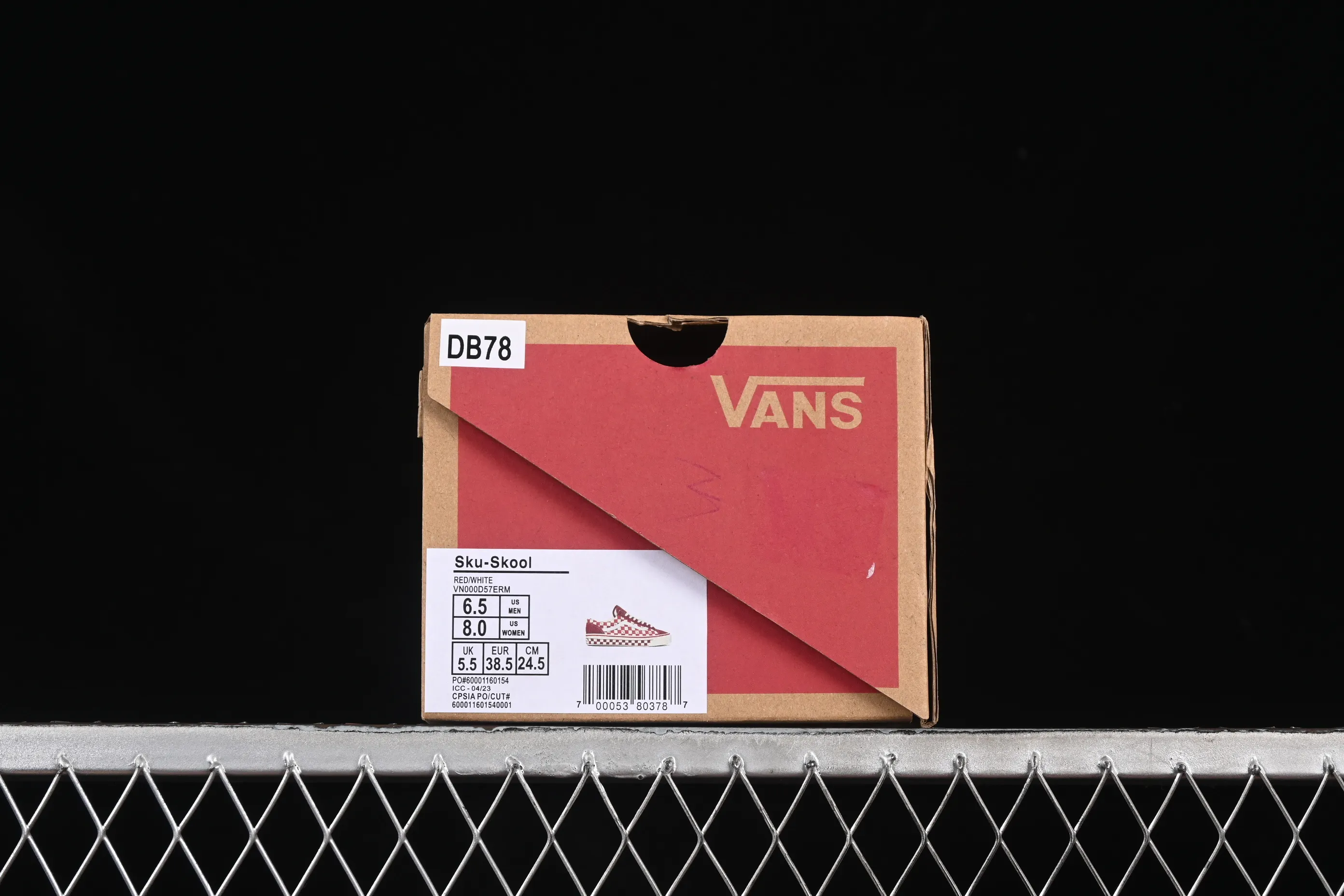 All categories Vans Vans series Vans Low Vans low top Vans Old Skool 36 LX-BMX official new style white and red checkerboard casual canvas shoes VN000D57ERM